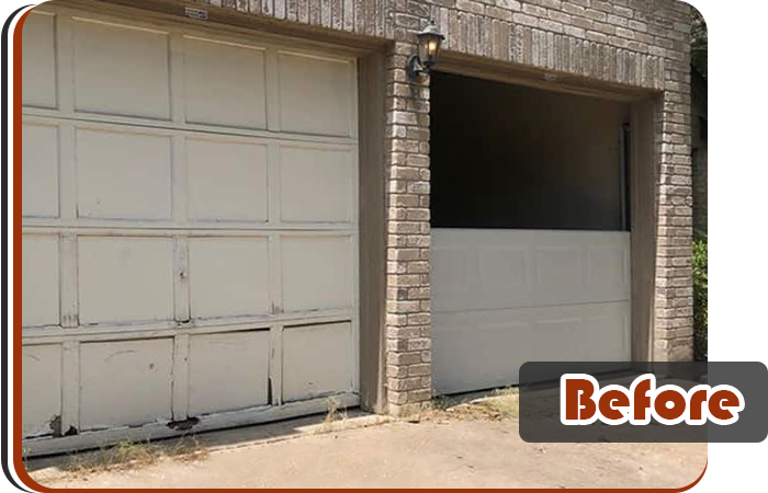 Garage Before Repair